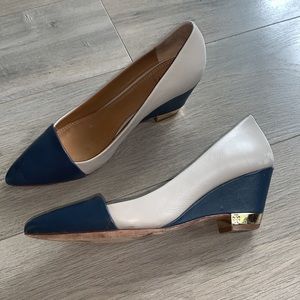 Tory Burch Colour Block Wedge Shoes